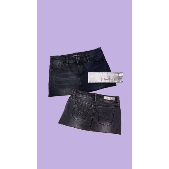 Calvin Klein Dresses & Skirts - Calvin Klein Denim Mini Skirt